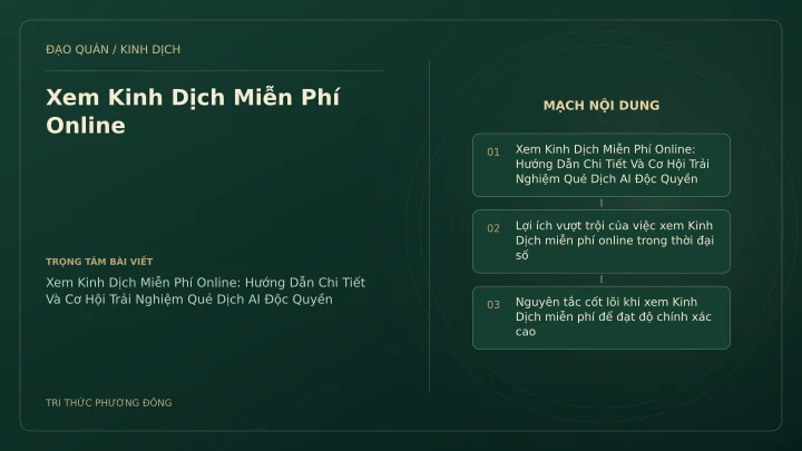 Minh họa Dịch học: Xem Kinh Dịch Miễn Phí Online