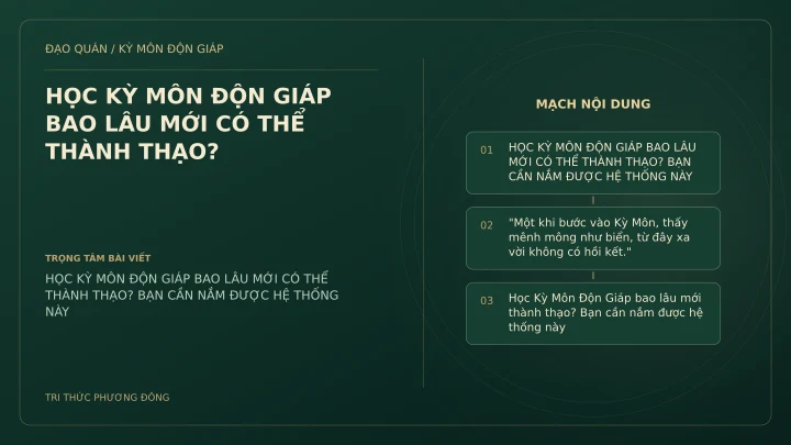 Sơ đồ Kỳ Môn: HỌC KỲ MÔN ĐỘN GIÁP BAO LÂU MỚI CÓ THỂ THÀNH THẠO?
