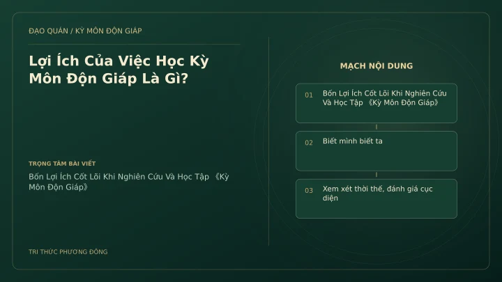 Sơ đồ Kỳ Môn: Lợi Ích Của Việc Học Kỳ Môn Độn Giáp Là Gì?