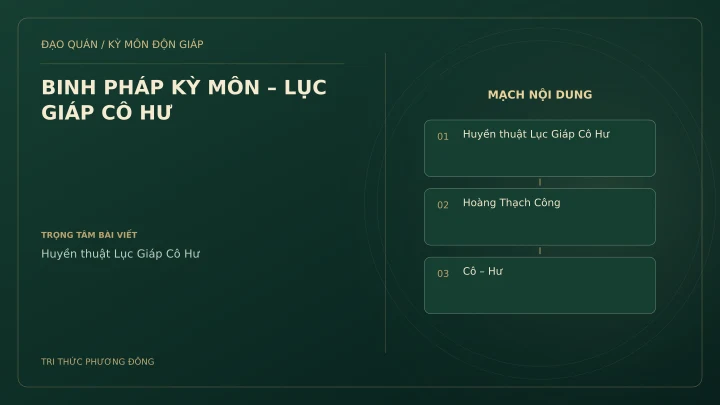 Sơ đồ Kỳ Môn: BINH PHÁP KỲ MÔN – LỤC GIÁP CÔ HƯ