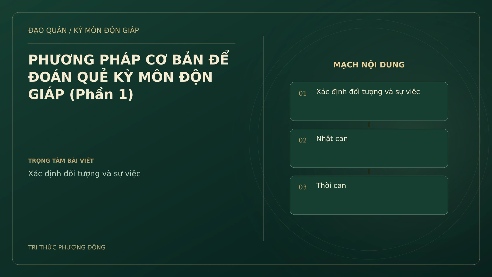 Sơ đồ Kỳ Môn: PHƯƠNG PHÁP CƠ BẢN ĐỂ ĐOÁN QUẺ KỲ MÔN ĐỘN GIÁP (Phần 1)