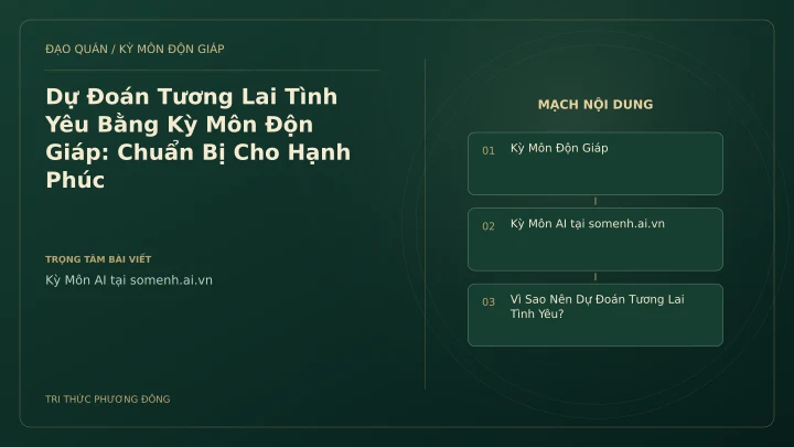 Sơ đồ Kỳ Môn: Dự Đoán Tương Lai Tình Yêu Bằng Kỳ Môn Độn Giáp: Chuẩn Bị Cho Hạnh Phúc