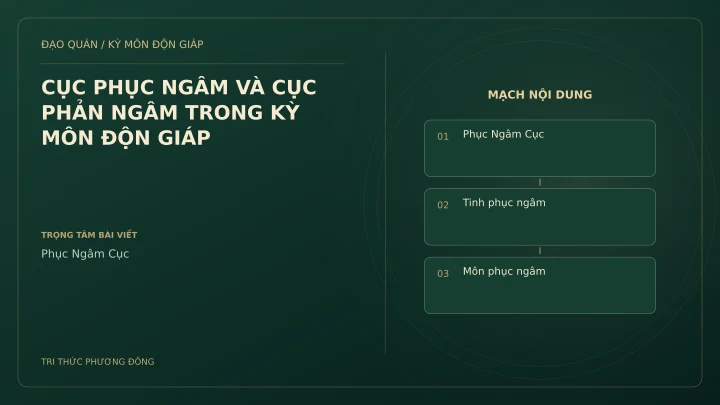 Sơ đồ Kỳ Môn: CỤC PHỤC NGÂM VÀ CỤC PHẢN NGÂM TRONG KỲ MÔN ĐỘN GIÁP