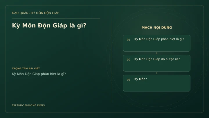Sơ đồ Kỳ Môn: Kỳ Môn Độn Giáp là gì?