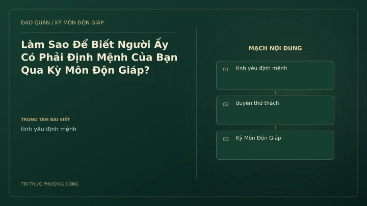 Sơ đồ Kỳ Môn: Làm Sao Để Biết Người Ấy Có Phải Định Mệnh Của Bạn Qua Kỳ Môn Độn Giáp?