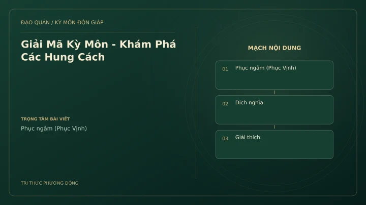 Sơ đồ Kỳ Môn: Giải Mã Kỳ Môn - Khám Phá Các Hung Cách