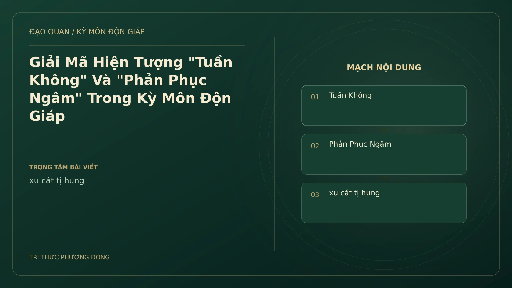 Sơ đồ Kỳ Môn: Giải Mã Hiện Tượng "Tuần Không" Và "Phản Phục Ngâm" Trong Kỳ Môn Độn Giáp