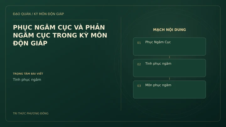Sơ đồ Kỳ Môn: PHỤC NGÂM CỤC VÀ PHẢN NGÂM CỤC TRONG KỲ MÔN ĐỘN GIÁP