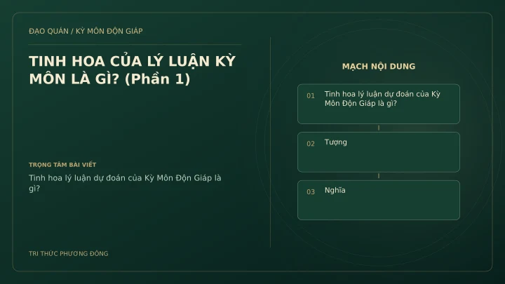 Sơ đồ Kỳ Môn: TINH HOA CỦA LÝ LUẬN KỲ MÔN LÀ GÌ? (Phần 1)