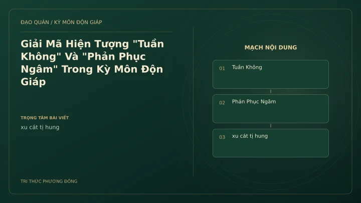 Sơ đồ Kỳ Môn: Giải Mã Hiện Tượng "Tuần Không" Và "Phản Phục Ngâm" Trong Kỳ Môn Độn Giáp