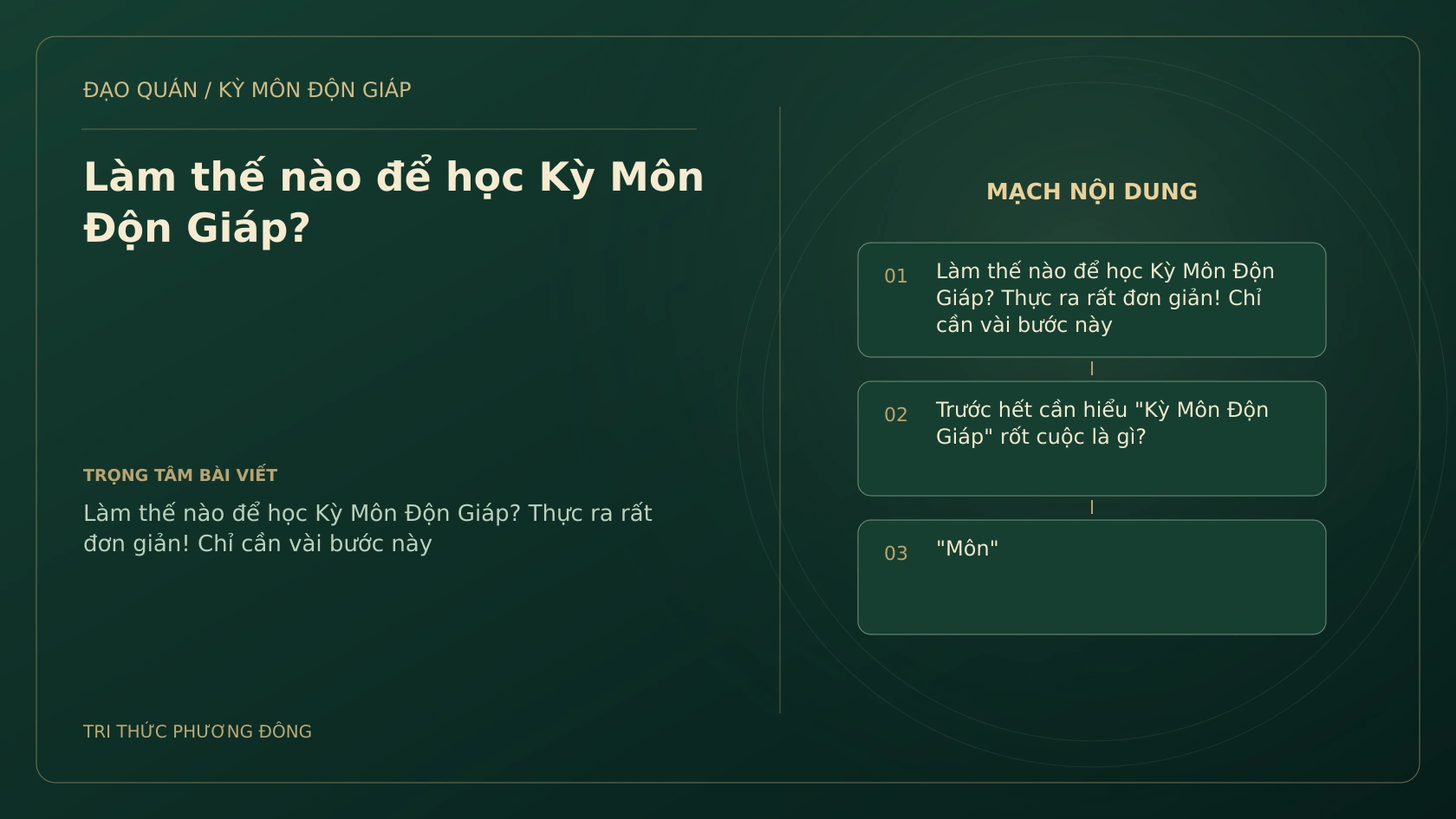 Sơ đồ Kỳ Môn: Làm thế nào để học Kỳ Môn Độn Giáp?