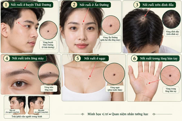 Minh họa vị trí và đường nét cho bài: Những vị trí nốt ruồi trên cơ thể phụ nữ được xem là dấu hiệu của giàu sang, phú quý